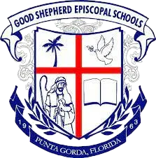 The logo for good shepherd episcopal schools in punta gorda , florida.