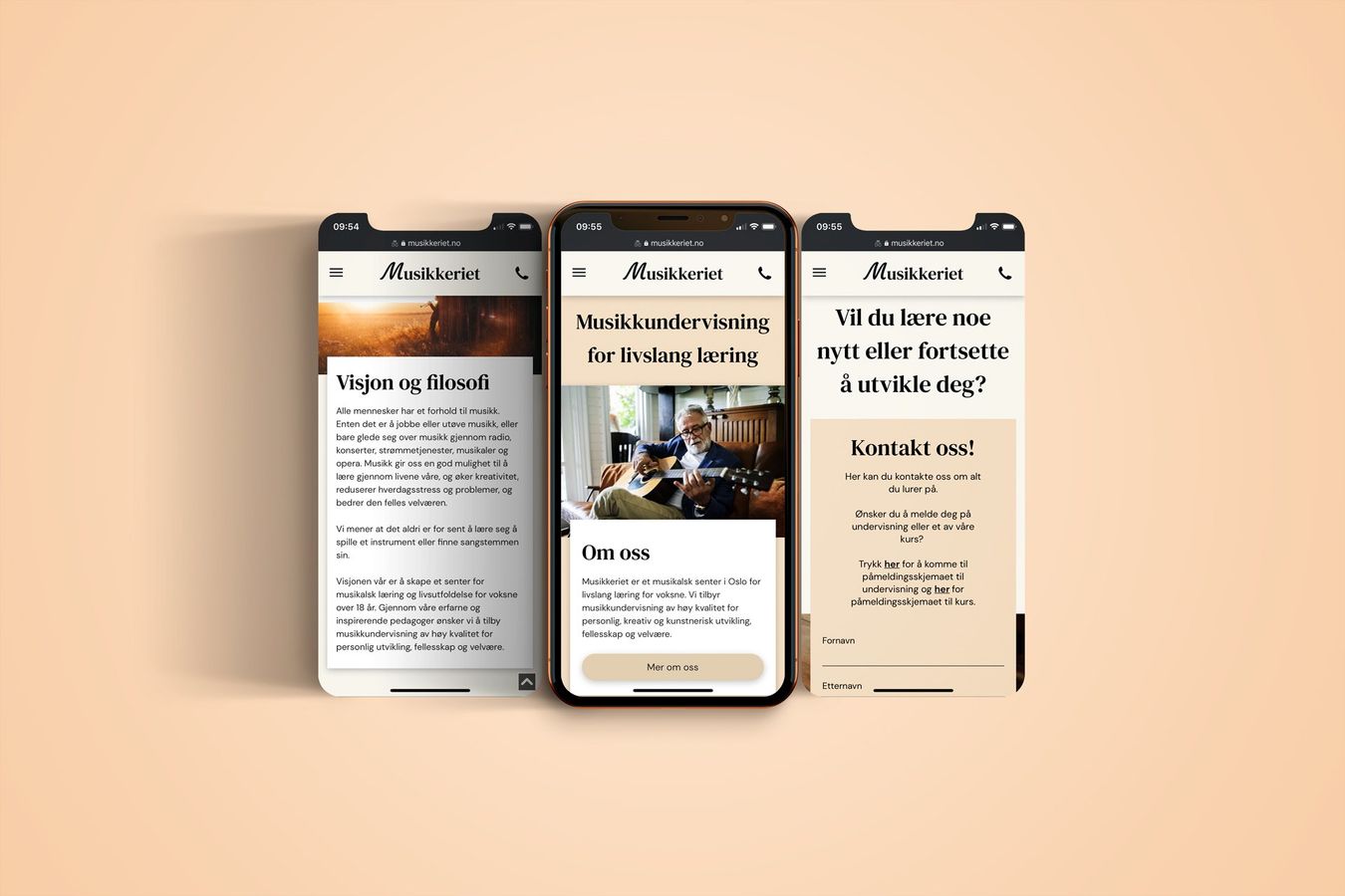 Oase Media har laget nettside til Musikkeriet