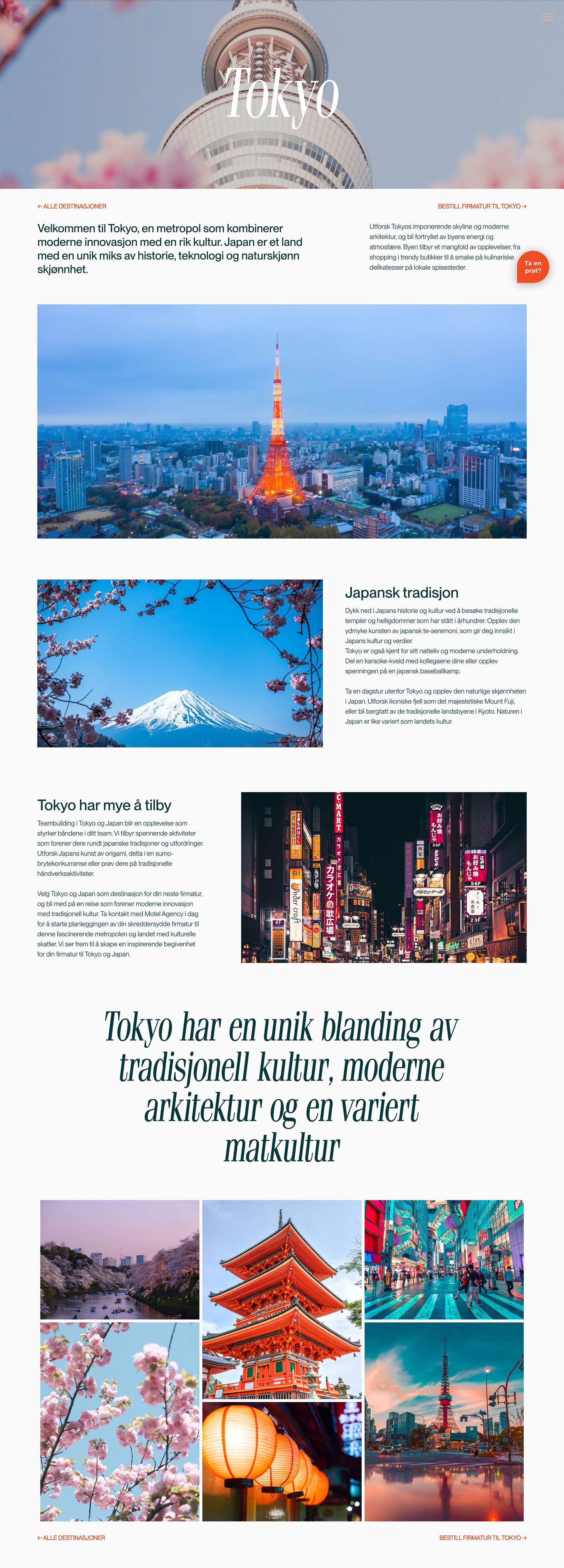 Skjermbilde av Zilke.no designet av Oase Media