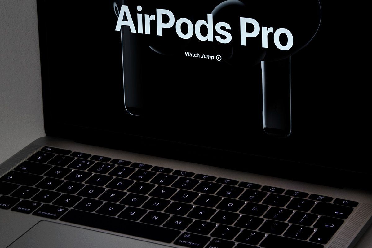 Mock up av nettsiden til Apple