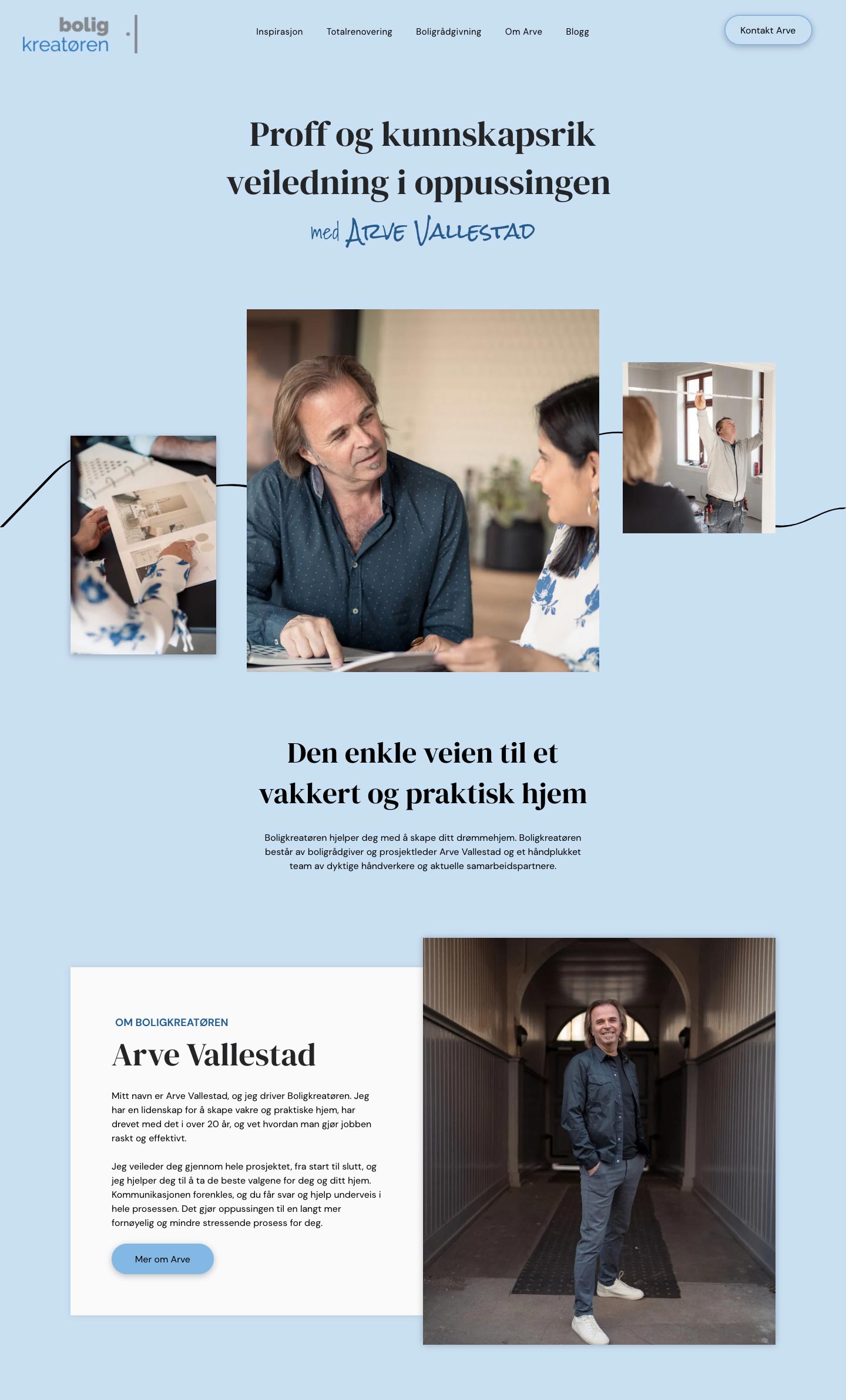 Oase Media har laget nettside til Boligkreatøren
