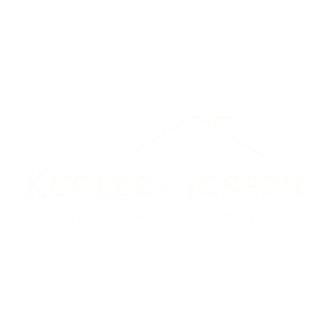 Kugler and Joseph Logo - footer, go to homepage