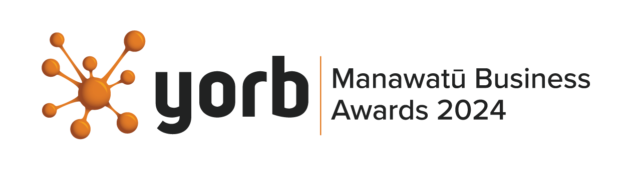 The logo for the manawatu business awards 2022