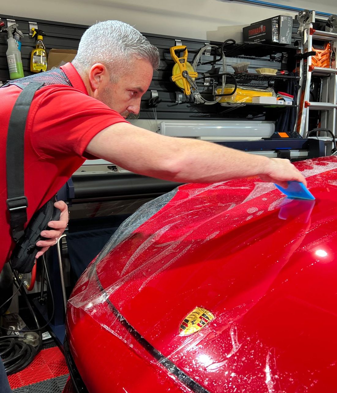 paint protection film installation by Kurt of Obsessed Detail and Restoration