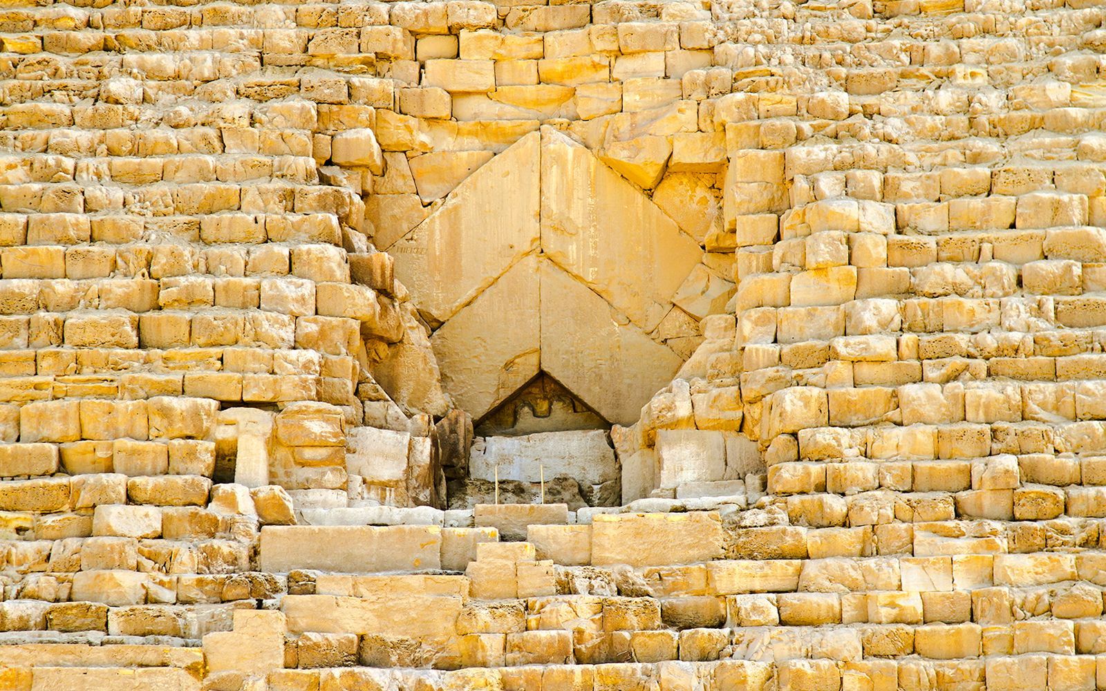 Inside the great pyramid