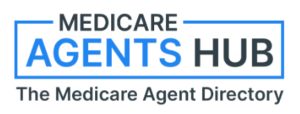 Medicare Agents Hub logo with blue text and the tagline “The Medicare Agent Directory”