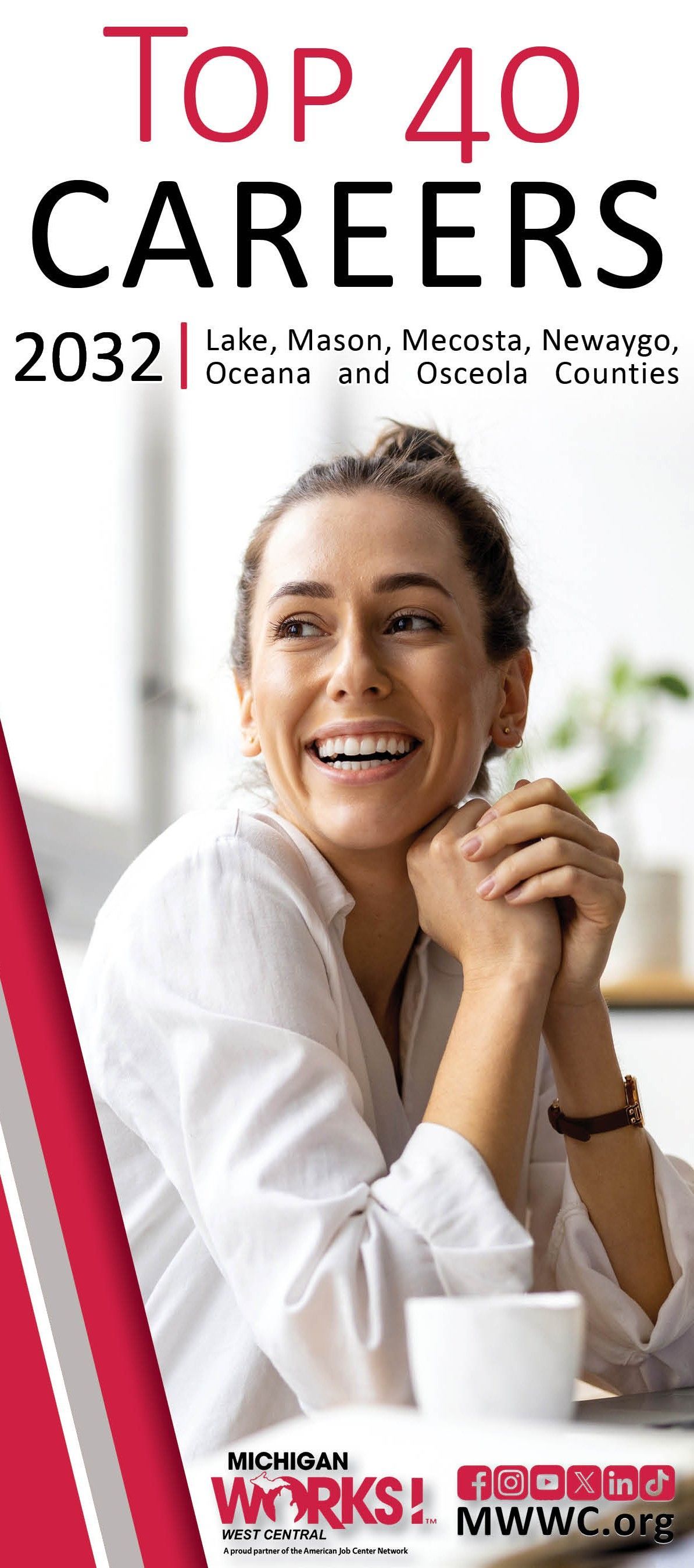 Cover of Top Jobs brochure. 