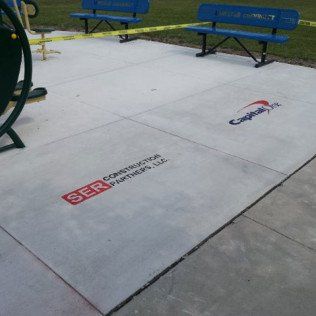 Concrete Engraving