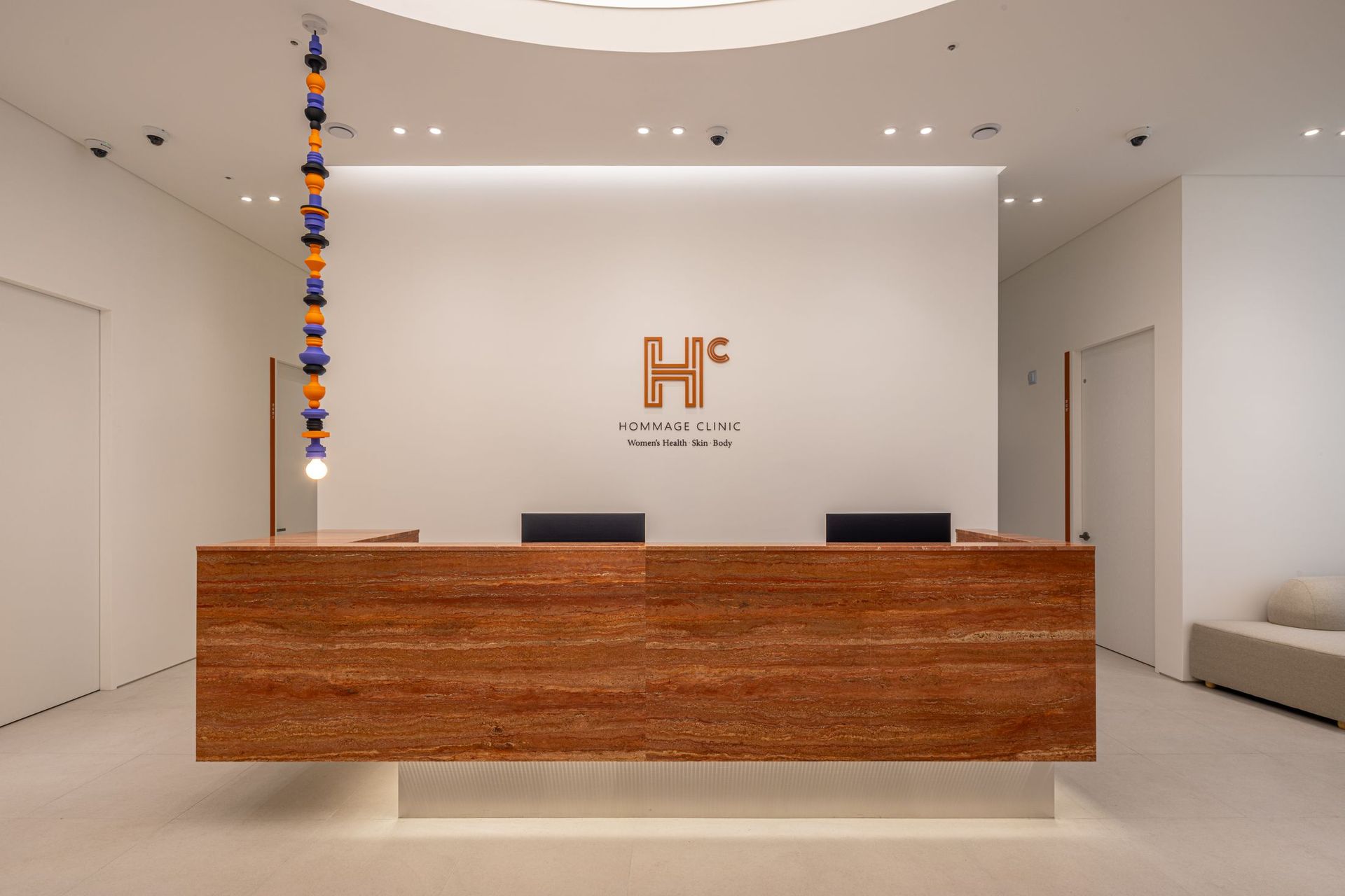Interior of Hommage Clinic, Seoul