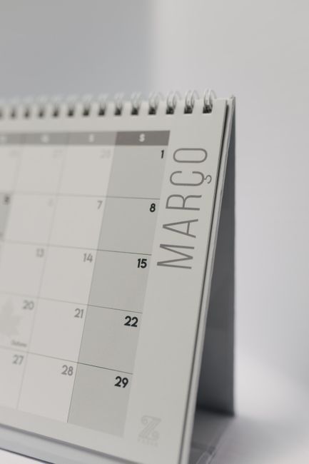 Calendar for planning recurrent bacterial vaginosis suppressive treatment at Hommage Women's Clinic, Gangnam, Seoul
