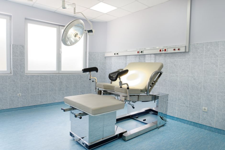 Gynecology examination room for colposcopy, Hommage Women's Clinic, Gangnam, Seoul