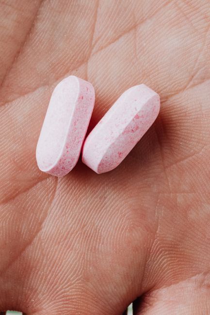 Iron supplement tablets for anemia caused by heavy bleeding from uterine fibroids, Hommage Women's Clinic, Gangnam, Seoul