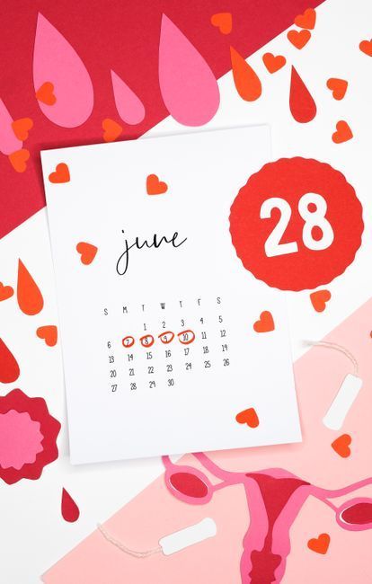 Tracking an irregular menstrual cycle on a calendar before ovulation testing, Hommage Women's Clinic, Gangnam, Seoul