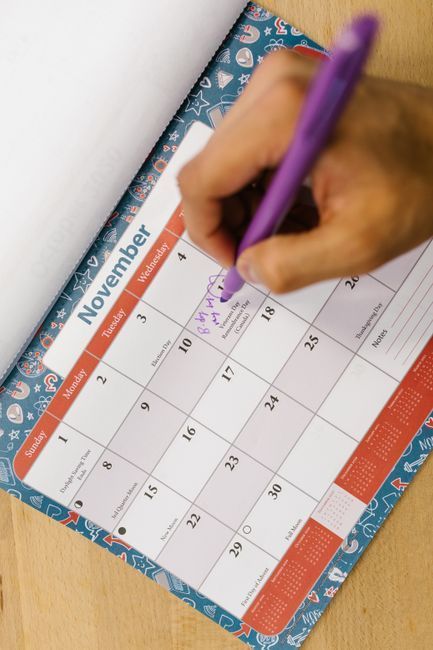 Calendar for tracking period pain days before an appointment, Hommage Women's Clinic, Gangnam, Seoul