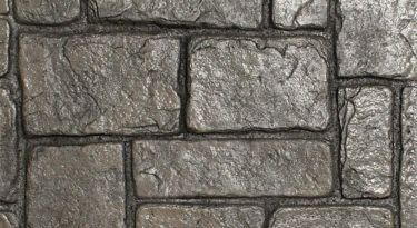 Verona Cobblestone stamped concrete with textured stones and realistic mortar joints.
