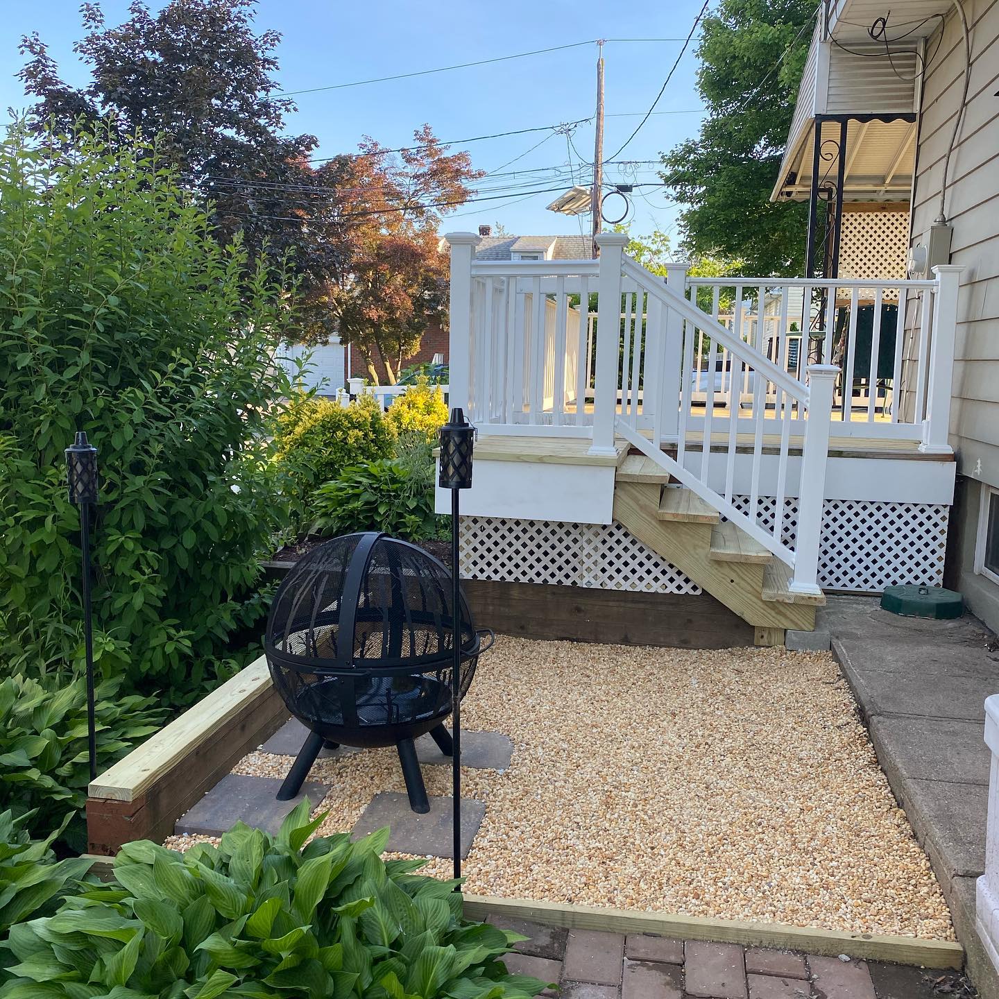 Deck Project in Progress - North Caldwell, NJ - Encore Construction