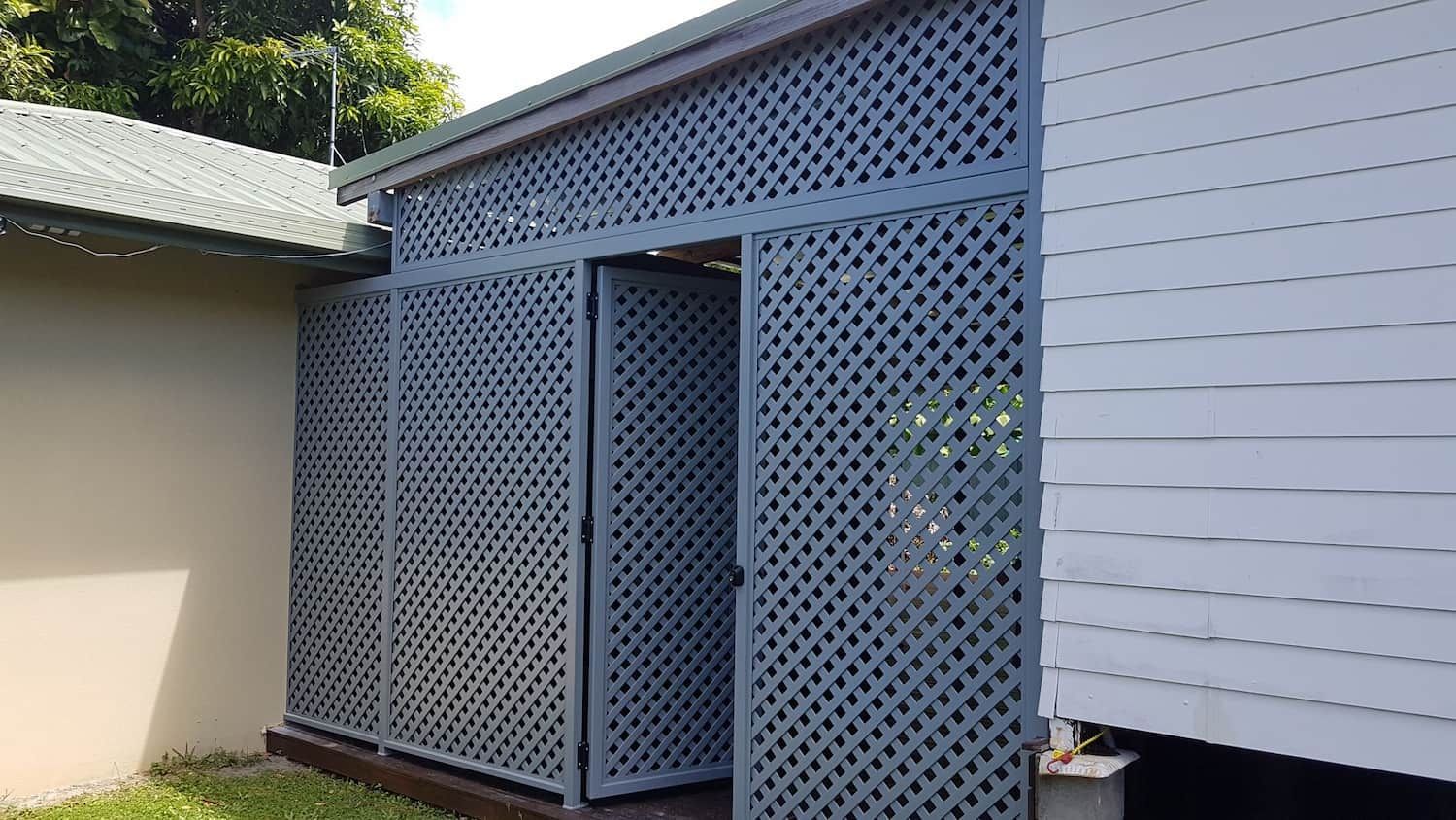 A House With a Lattice Fence on the Side of It — A & B Lattice World & Patios In Tablelands, QLD
