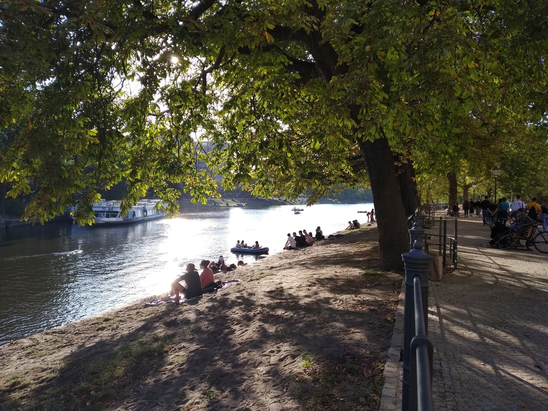 Speeufer in Berlin Kreuzberg