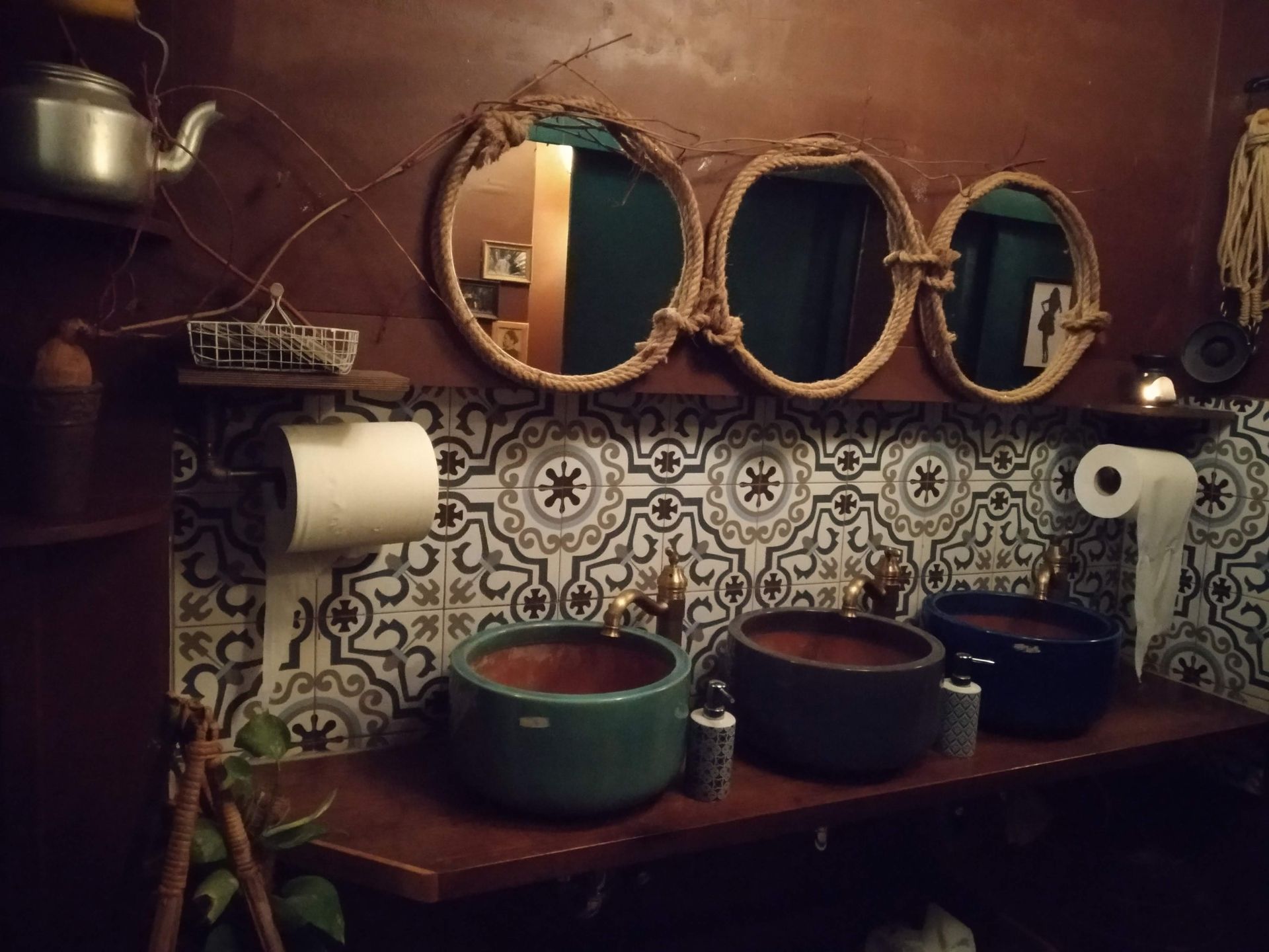 Bathroom of the Umami Restaurant in Berlin