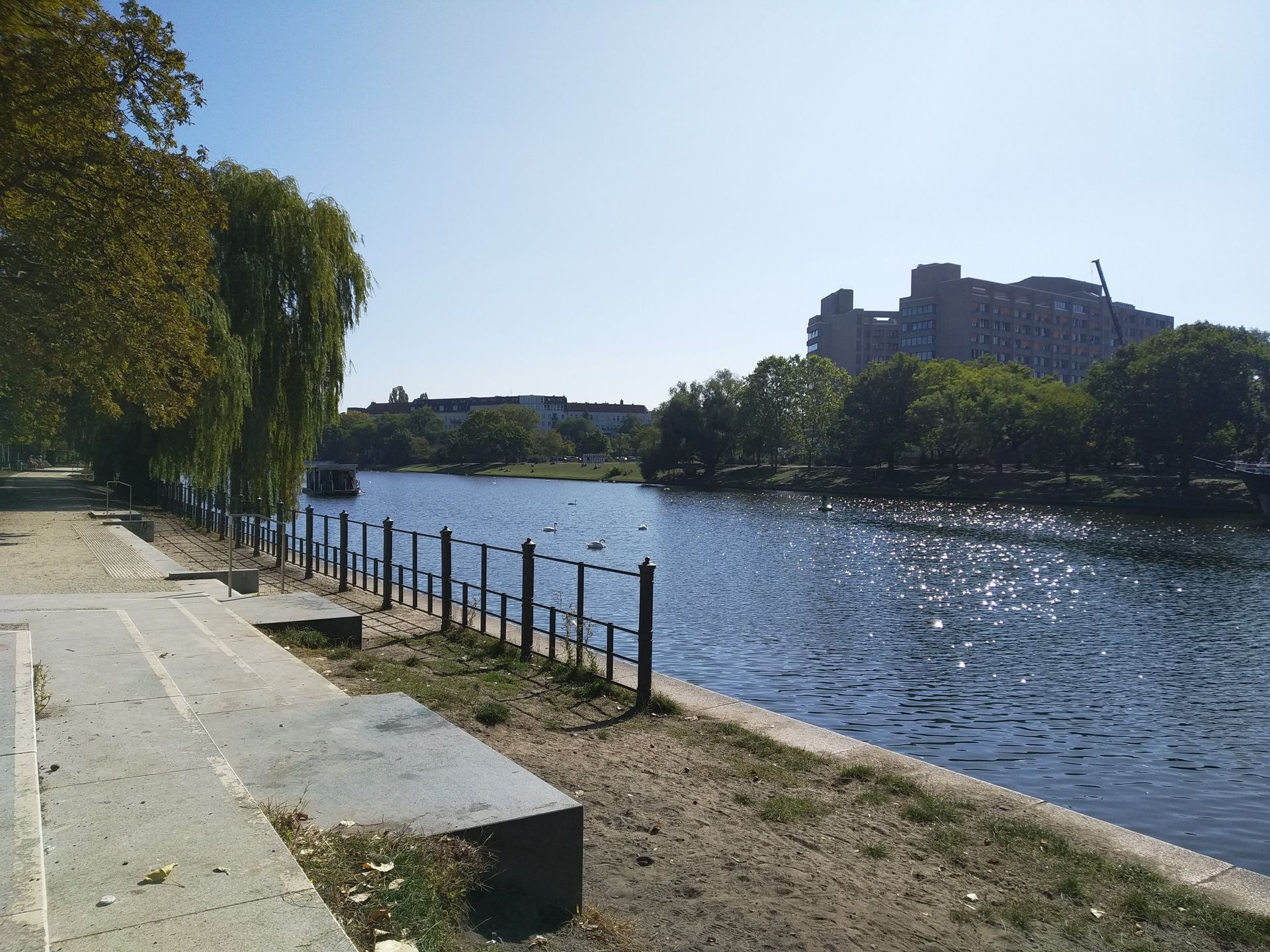 River Spree in Berlin Kreuzberg