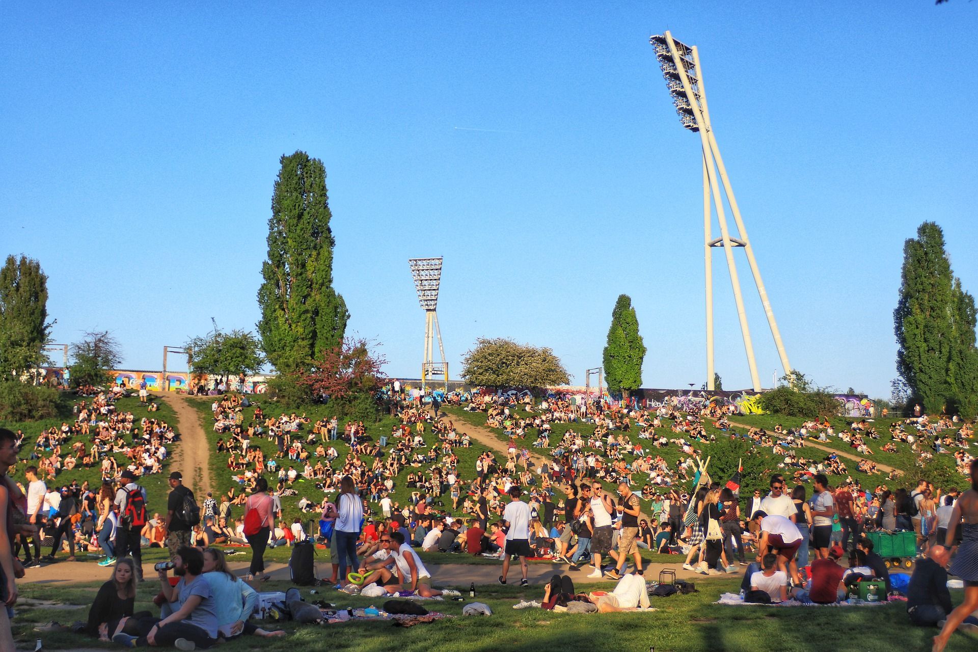 Mauerpark in Prenzlauer Berg in Berlin