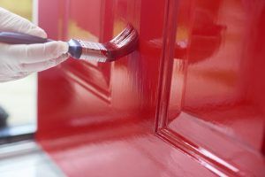 painting door