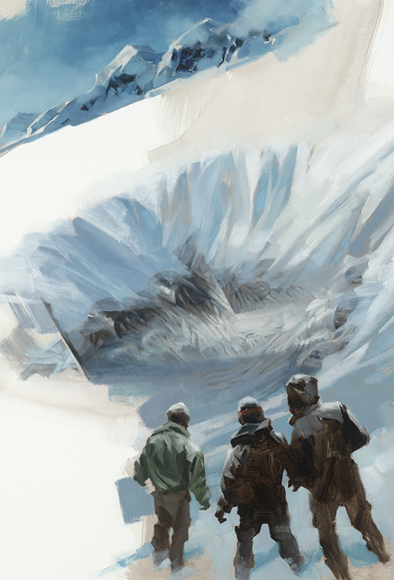 Frozen Hell four colour illustration