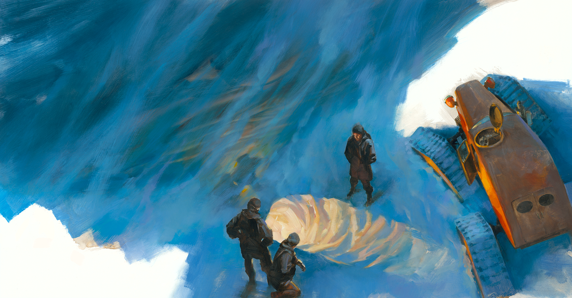 Frozen Hell four colour illustration