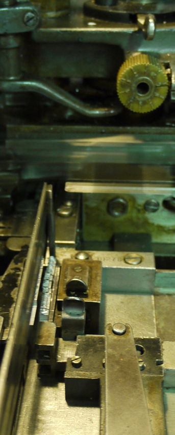 Monotype hot metal caster