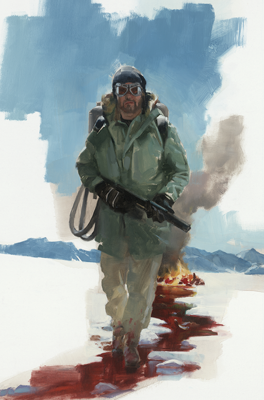 Frozen Hell four colour illustration