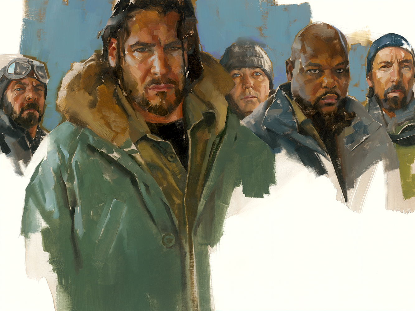 Frozen Hell four colour illustration