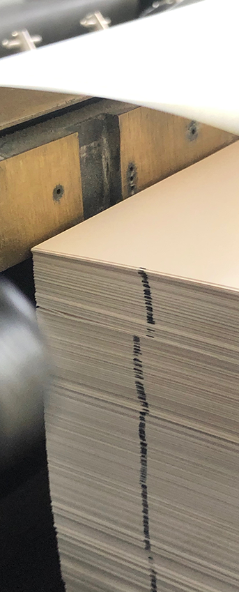 Paper on press