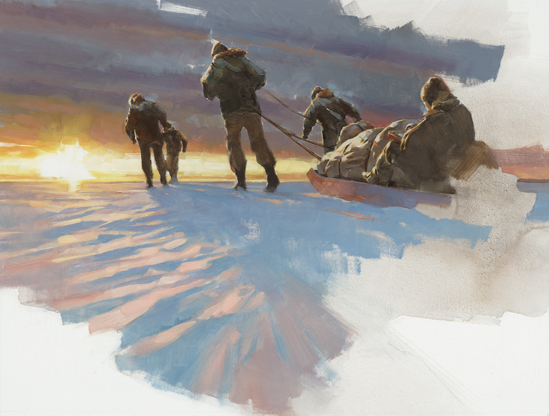 Frozen Hell four colour illustration