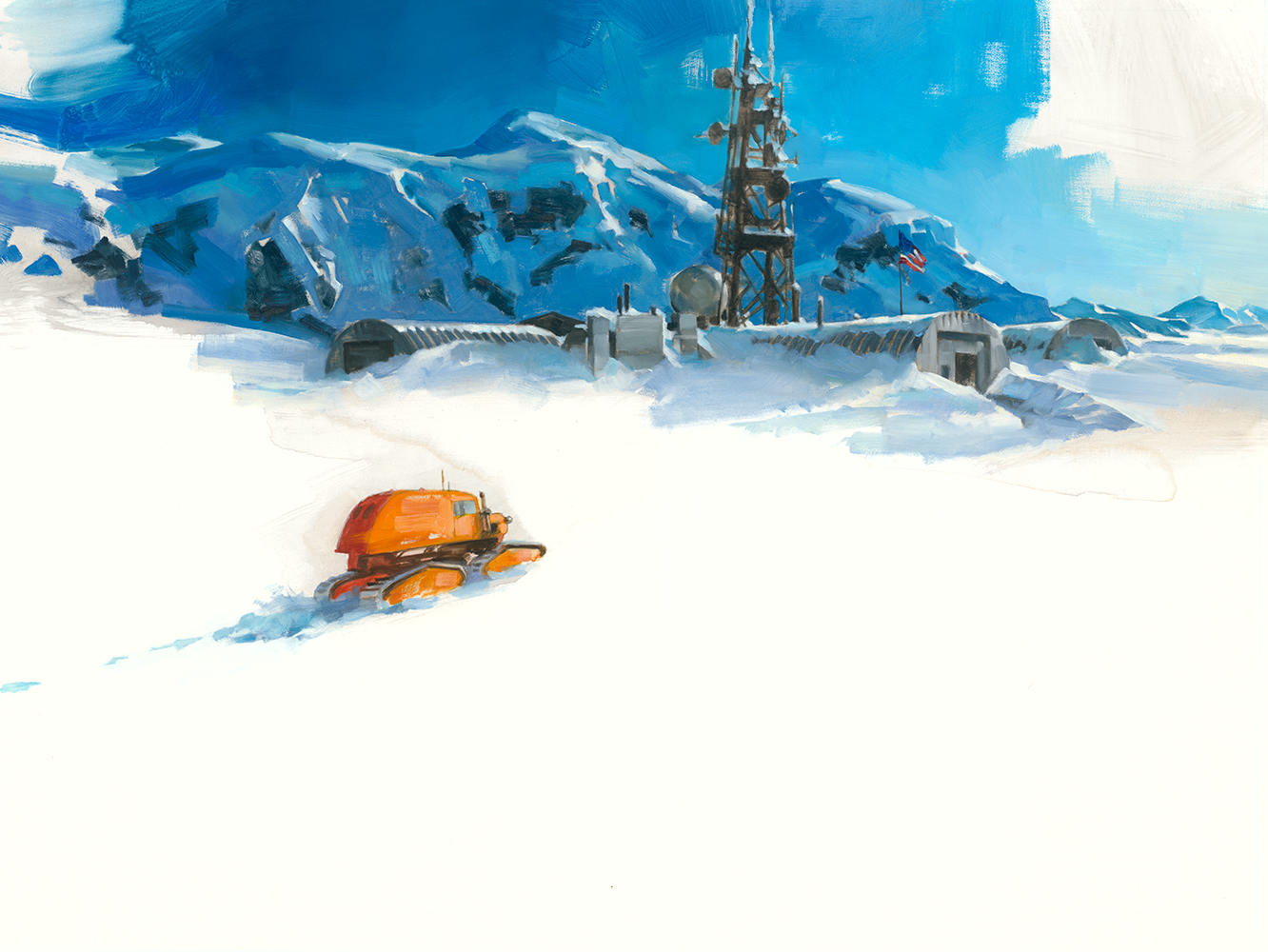 Frozen Hell four colour illustration