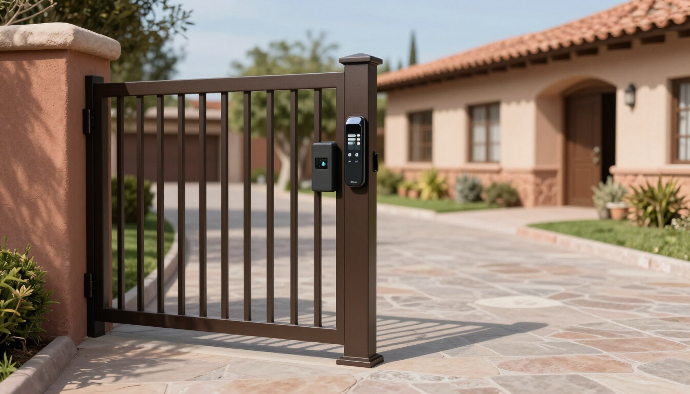 Puerta automática segura para cochera y negocio en Perú