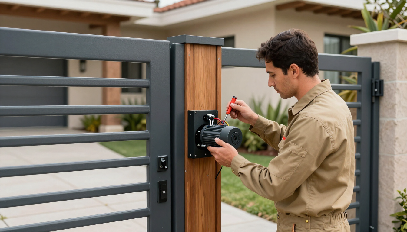 Cómo elegir el motor para una puerta automática según su tipo y peso
