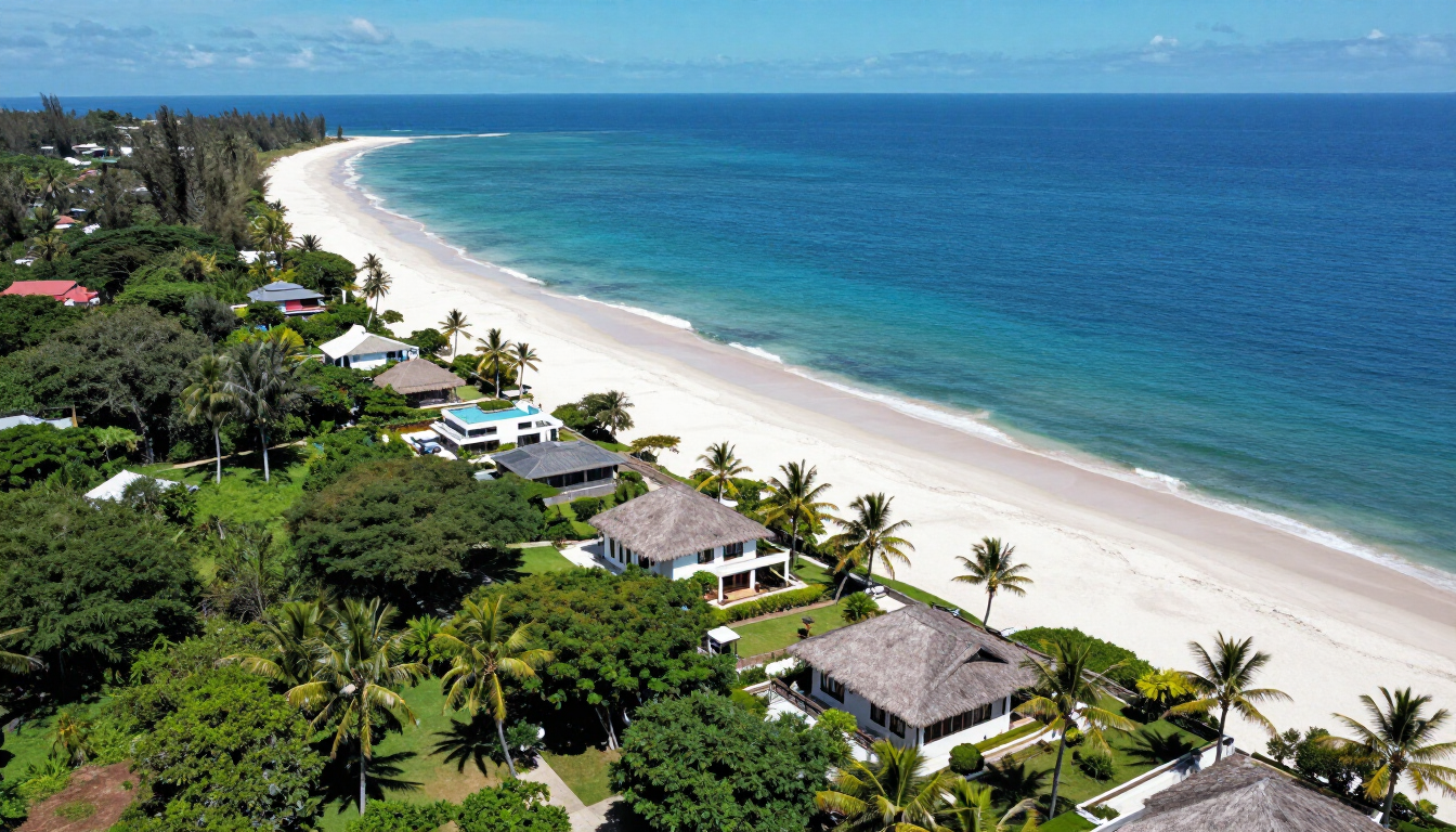Aerial view of Watamu