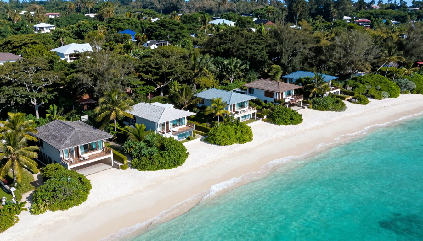 Aerial View of Watamu Coastline