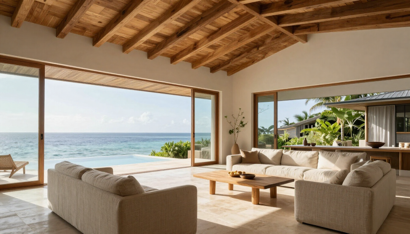 Luxury villa interior