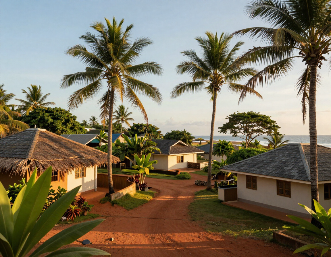 Quiet coastal residential setting near Mayungu, Malindi