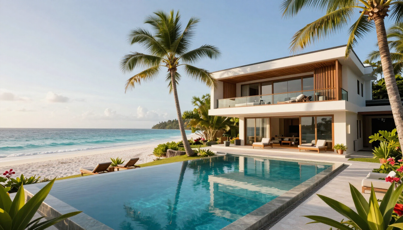 Luxury beachfront villa and tropical investment property in Watamu