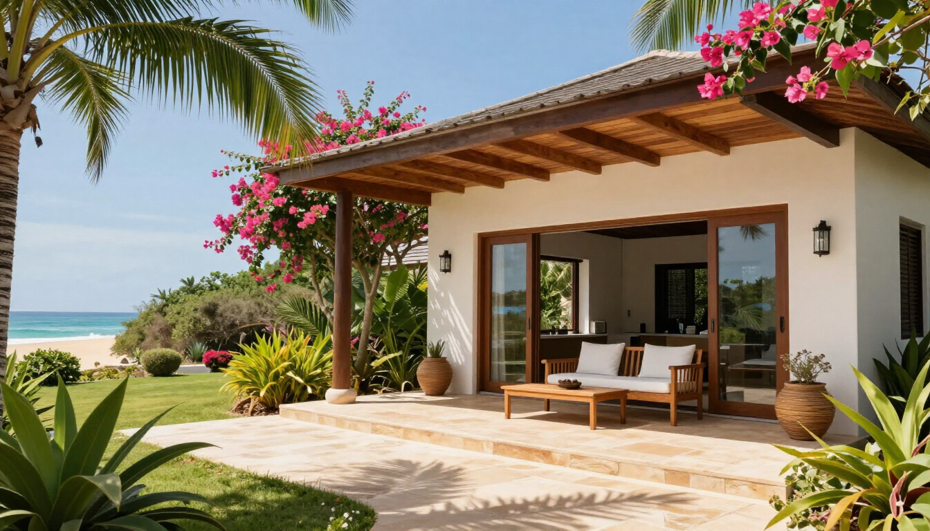 Tropical coastal villa suitable for retirement living in Malindi