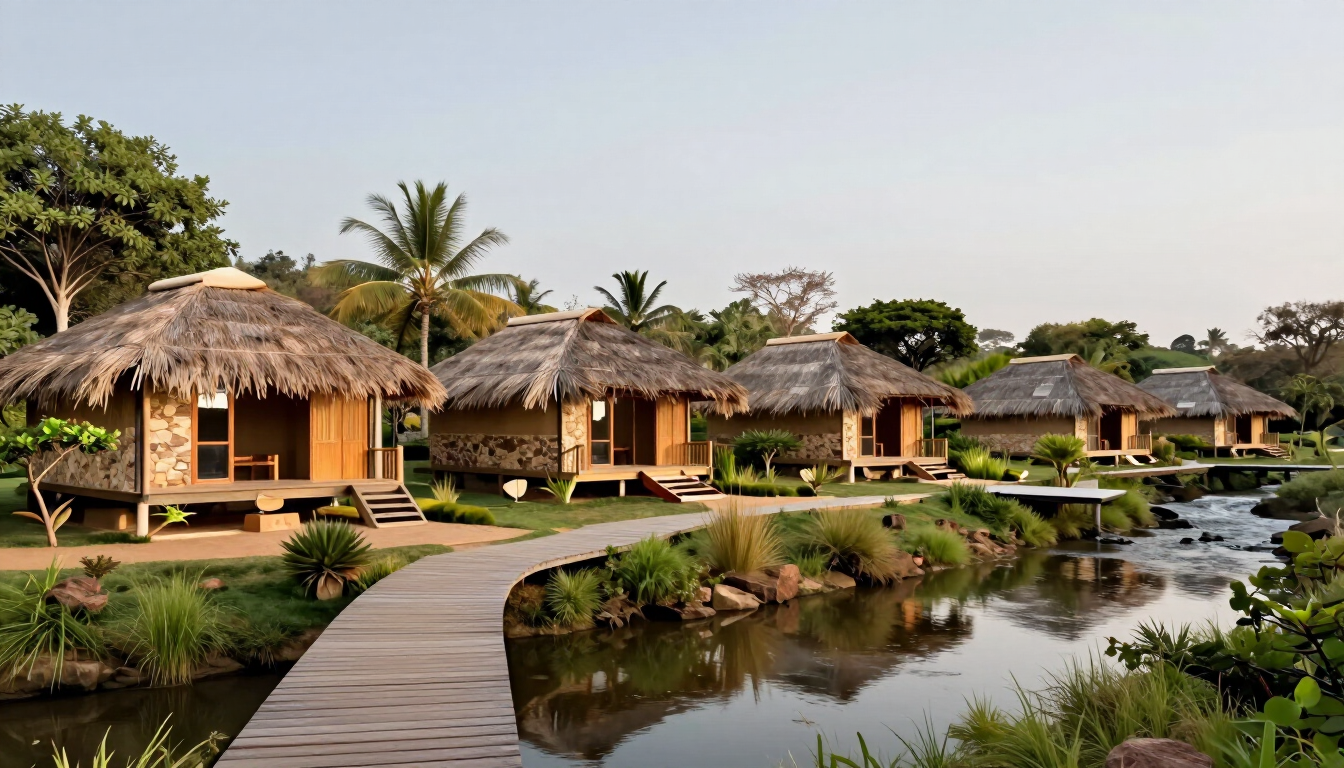 Eco-conscious creekfront development concept in Watamu