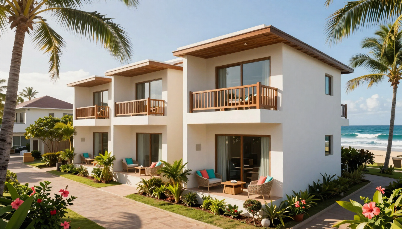 Modern coastal apartment and villa amenities in Malindi