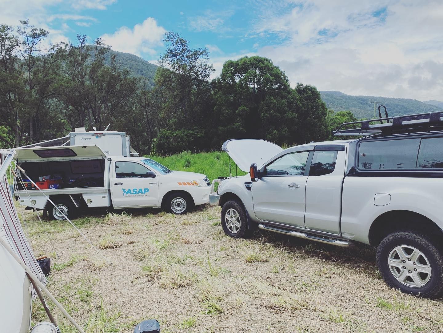 A Collection of Rectangular Black Car Batteries Inside a Vehicle — ASAP Batteries & Breakdowns in Burleigh Heads, QLD