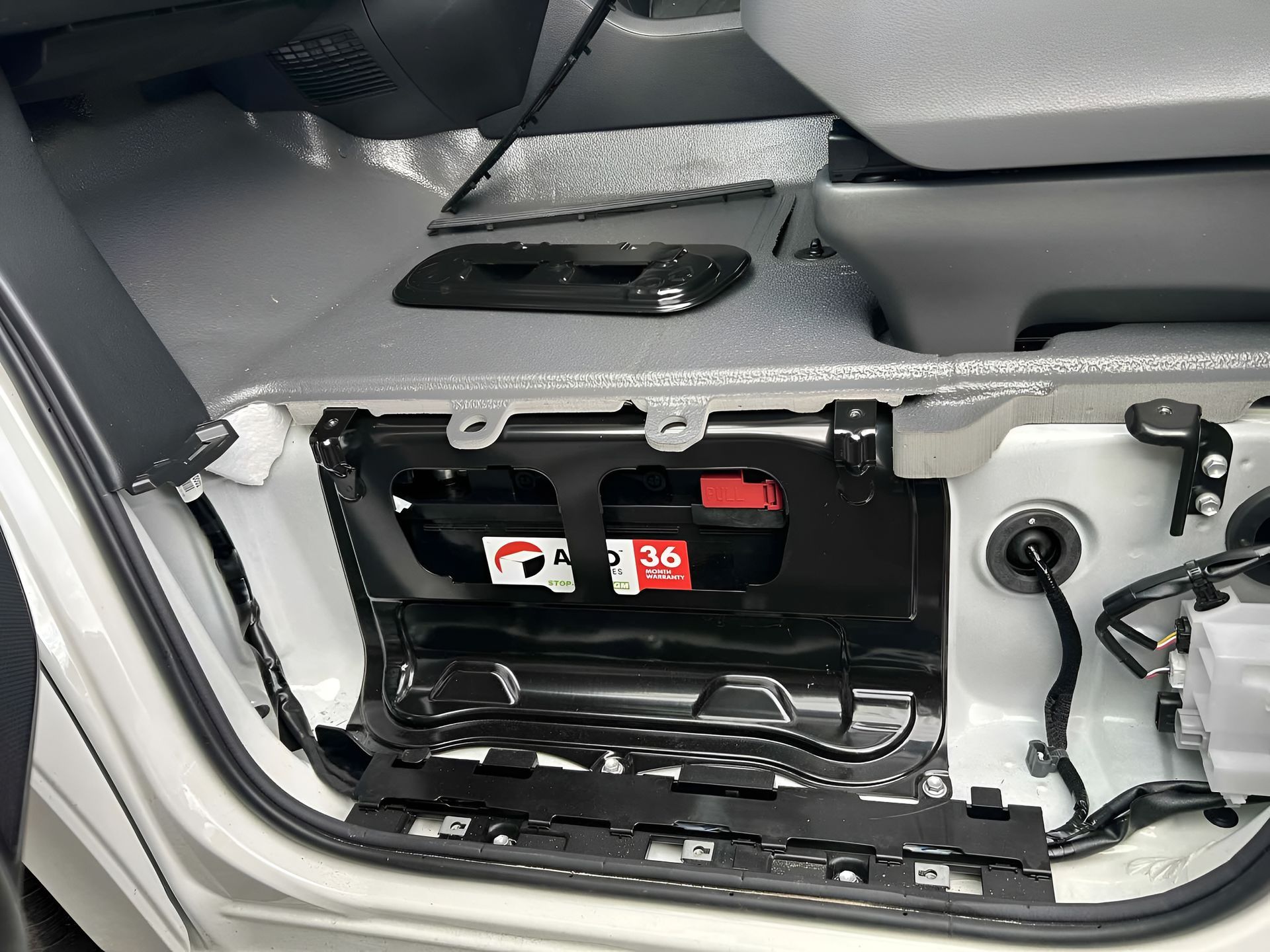 An Automotive Battery Installed in the Floor Compartment — ASAP Batteries & Breakdowns in Coomera, QLD