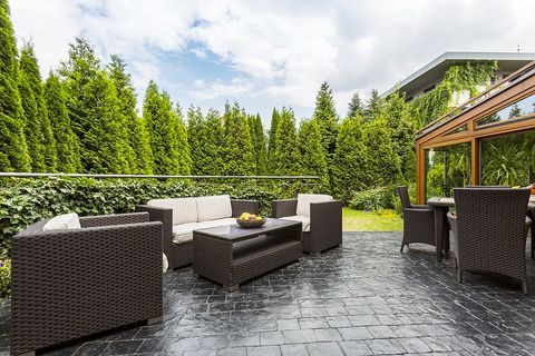 a table and sofa couch