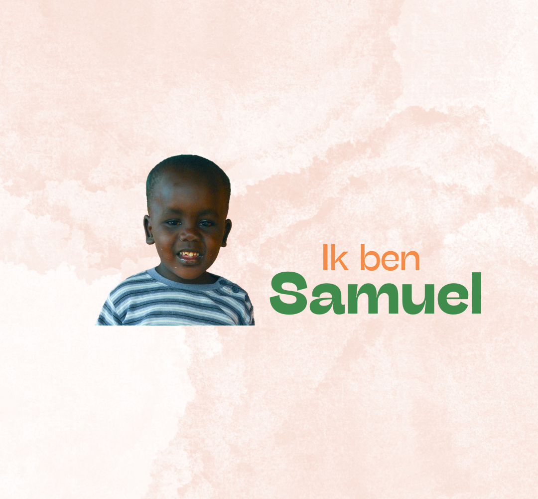 Lachend kind in gestreept shirt naast de tekst