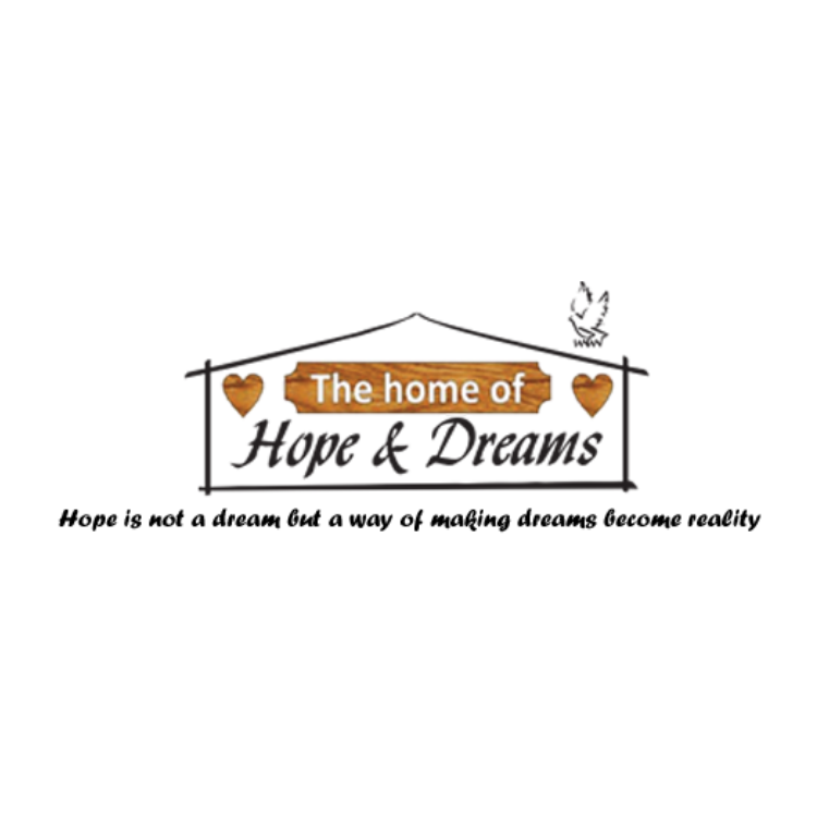 Logo: Huisvorm met de tekst 