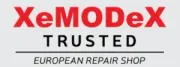 Xemodex trusted european repair shop logo on a white background